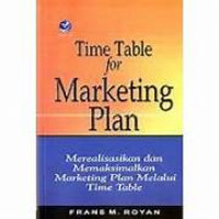 Image of Time Table For Marketing Plan