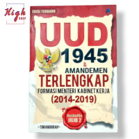 Image of UUD 1995 ( Amandemen Lengkap ) & Susunan Kabinet Kerja 2014-2019
